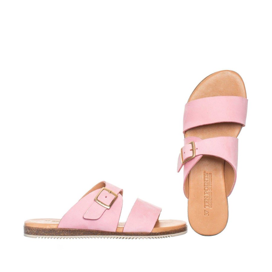 Dam Ten Points Sandaler|Slip-in sandaler|Hållbara sandaler | Tindra Slip-In — Ros