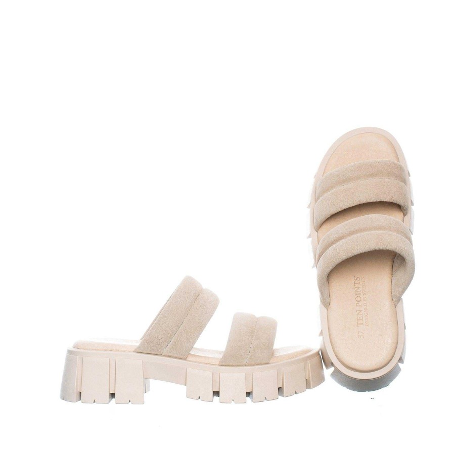 Dam Ten Points Sandaler|Slip-in sandaler|Hållbara sandaler | Serena Slip-In — Sand