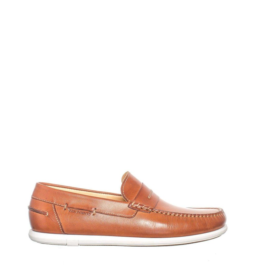 Herr Ten Points Loafers|Hållbara skor | Dash Loafers — Konjak