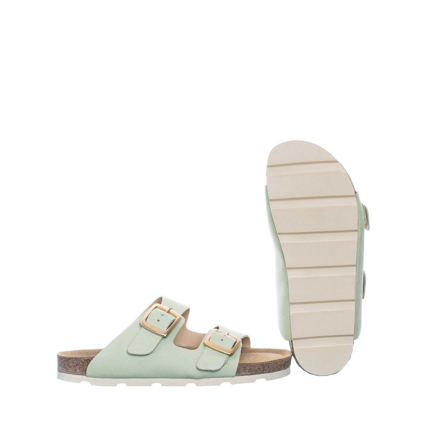 Dam Ten Points Sandaler|Slip-in sandaler|Hållbara sandaler | Vivienne Slip-In — Mintgron