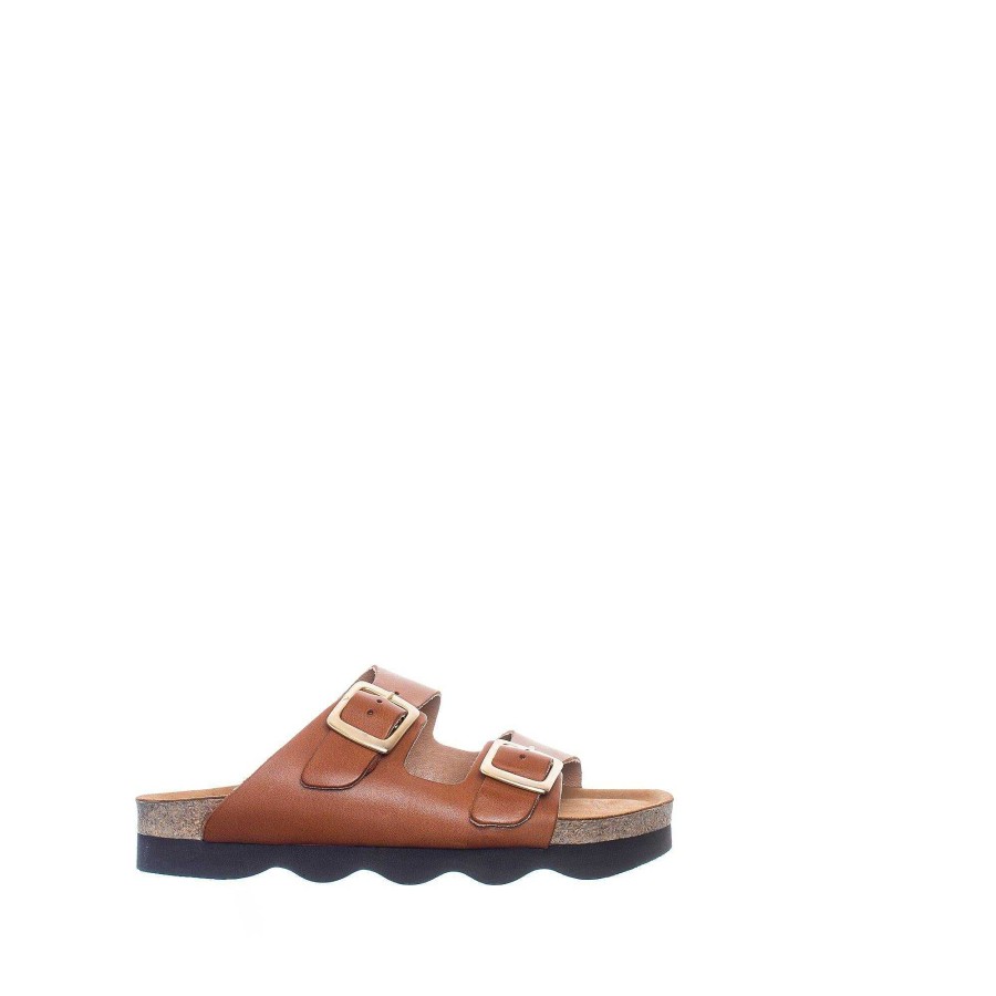 Dam Ten Points Sandaler|Slip-in sandaler|Hållbara sandaler | Vivienne Slip-In — Konjak