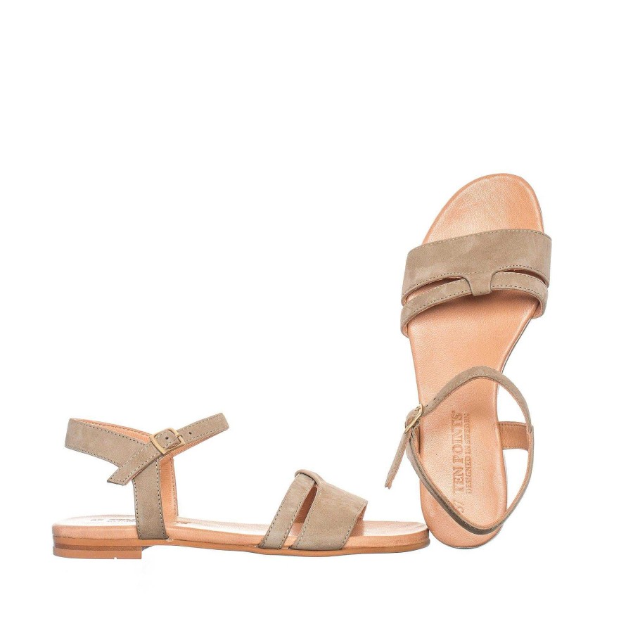 Dam Ten Points Sandaler|Hållbara sandaler | Marianne Sandaler — Taupe