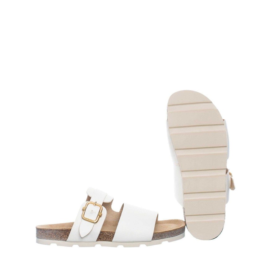 Dam Ten Points Sandaler|Slip-in sandaler|Hållbara sandaler | Vivienne Slip-In — Offwhite