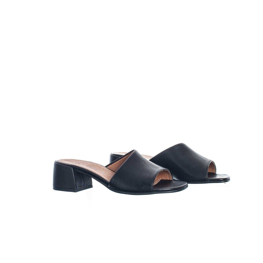 Dam Ten Points Sandaler|Slip-in sandaler|Hållbara sandaler | Milde Slip-In — Svart