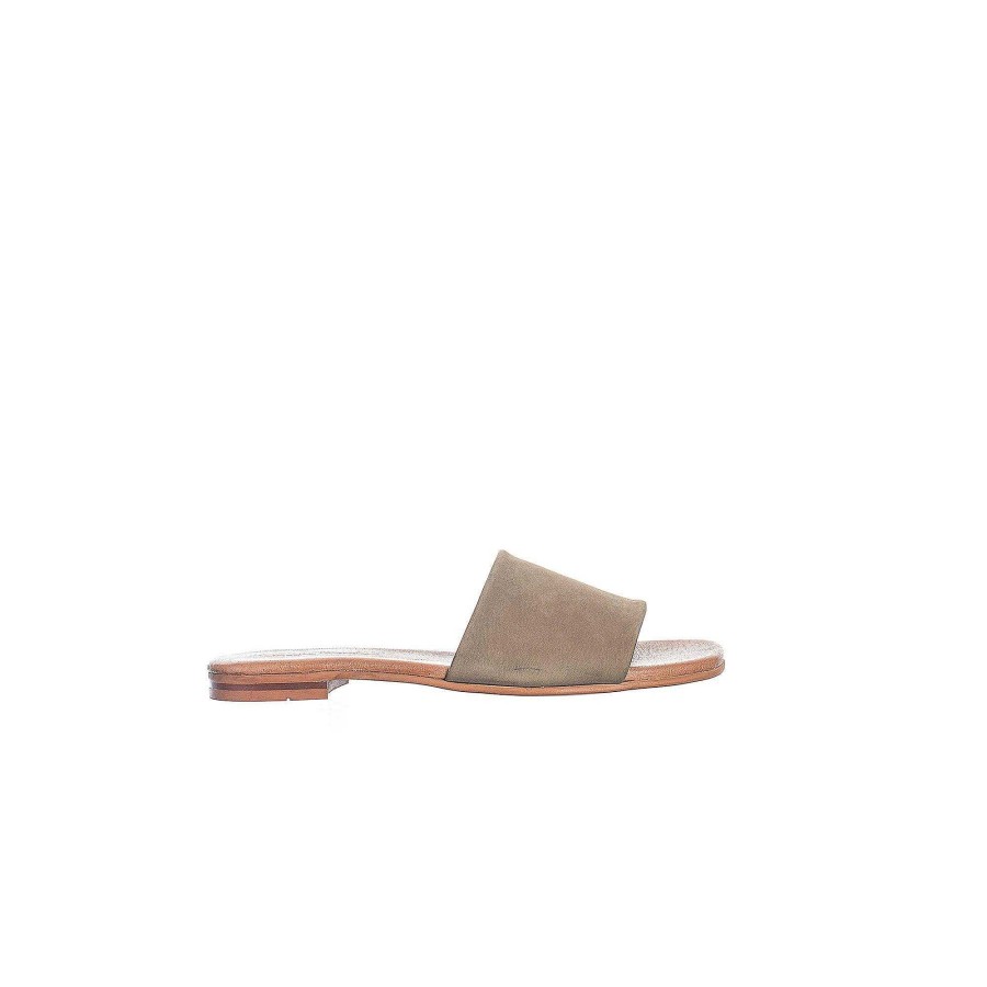 Dam Ten Points Sandaler|Slip-in sandaler|Hållbara sandaler | Madeleine Slip-In — Kaki