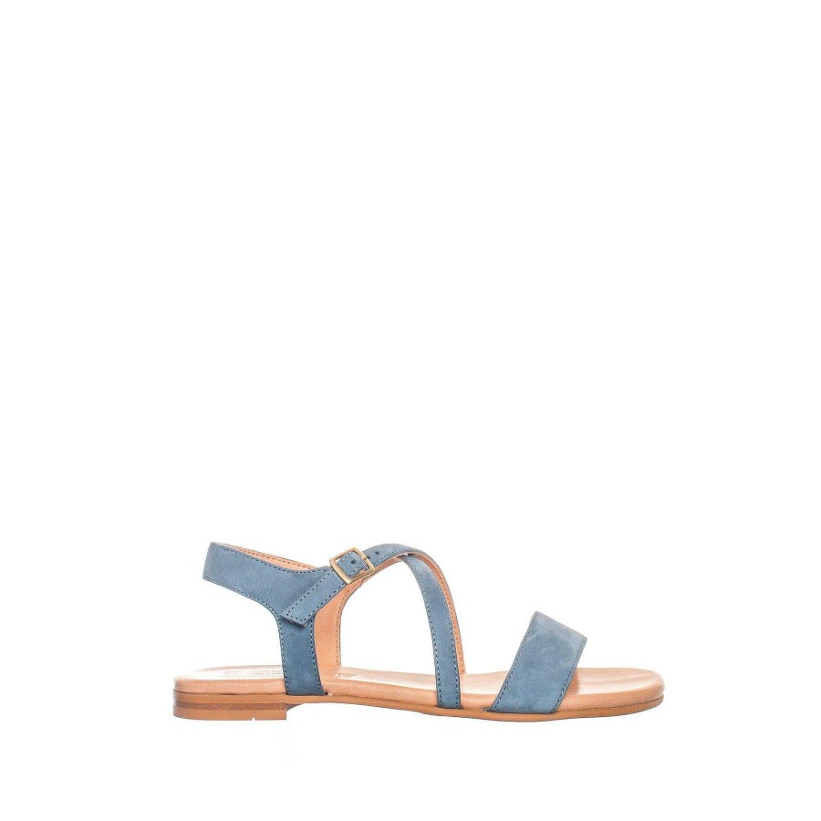 Dam Ten Points Sandaler|Hållbara sandaler | Marianne Sandaler — Jeans Bla