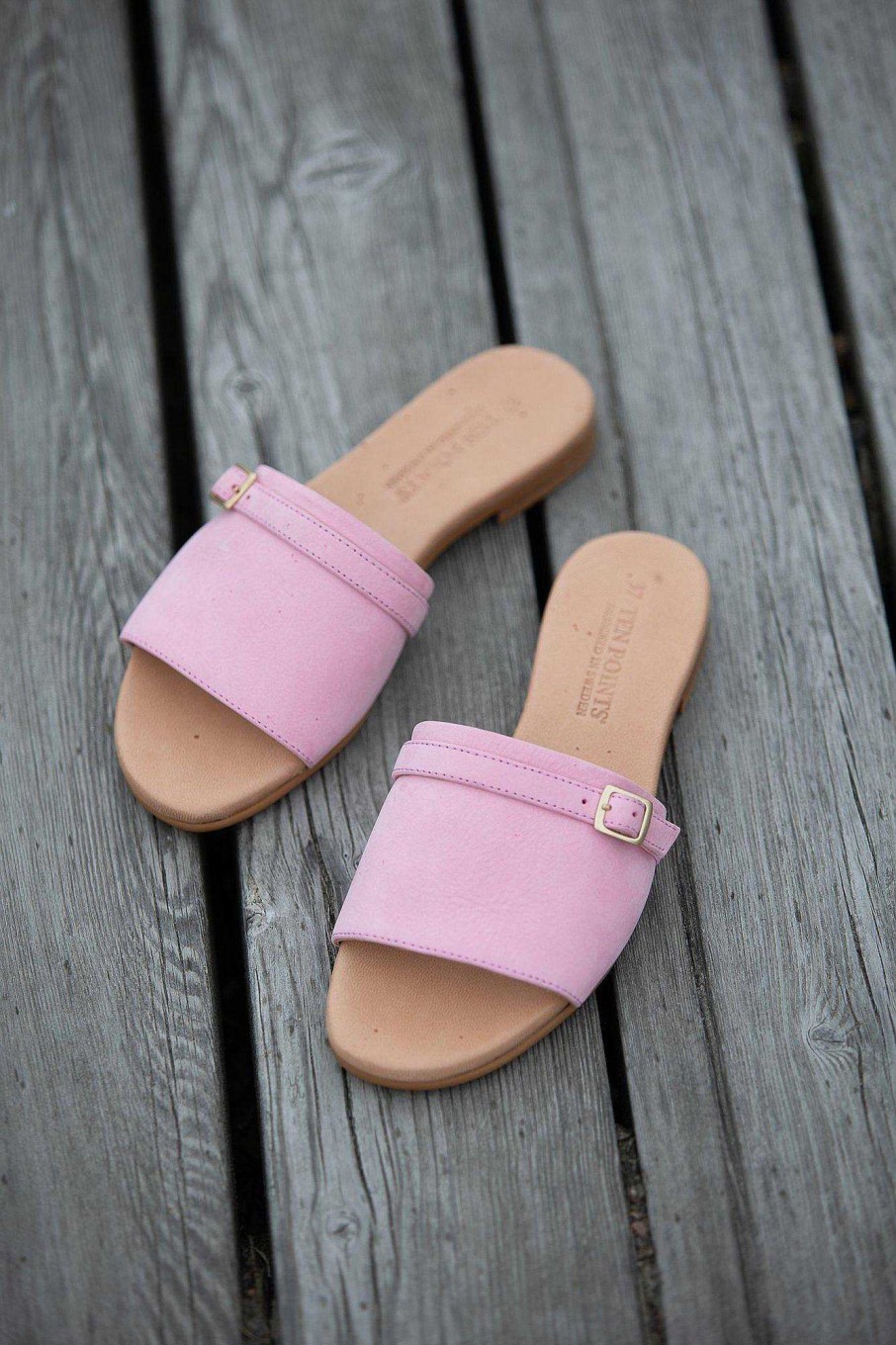 Dam Ten Points Sandaler|Slip-in sandaler|Hållbara sandaler | Marianne Slip-In — Ros