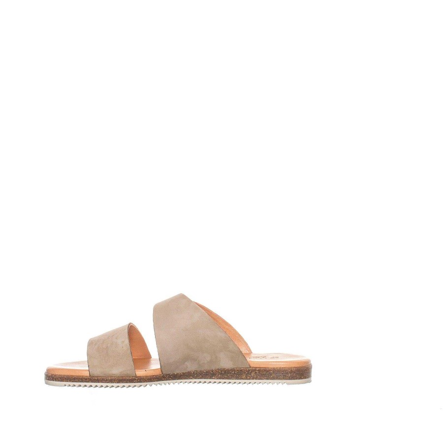 Dam Ten Points Sandaler|Slip-in sandaler|Hållbara sandaler | Tindra Slip-In — Taupe