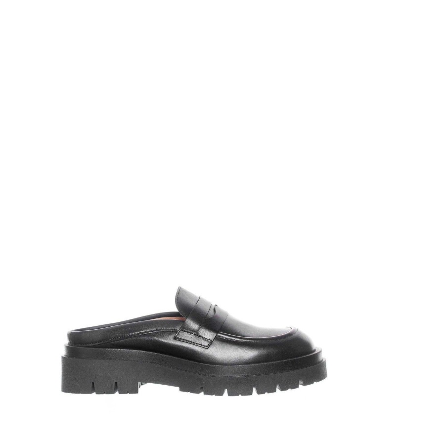 Dam Ten Points Loafers|Sandaler|Slip-in sandaler|Hållbara sandaler | Margaret Slip-In — Svart