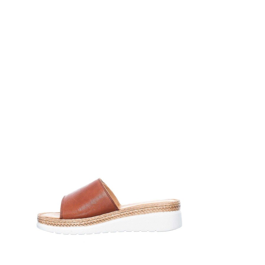 Dam Ten Points Sandaler|Slip-in sandaler|Hållbara sandaler | Malin Slip-In — Konjak