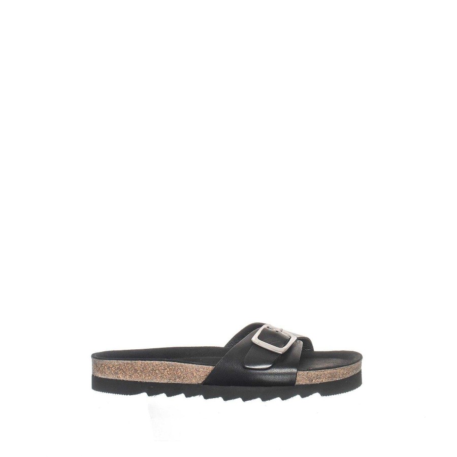 Dam Ten Points Sandaler|Slip-in sandaler|Hållbara sandaler | Vivienne Slip-In — Svart/Svart