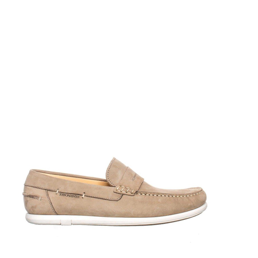 Herr Ten Points Loafers|Hållbara skor | Dash Loafers — Taupe