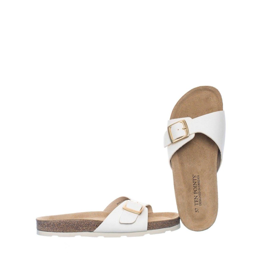 Dam Ten Points Sandaler|Slip-in sandaler|Hållbara sandaler | Vivienne Slip-In — Offwhite