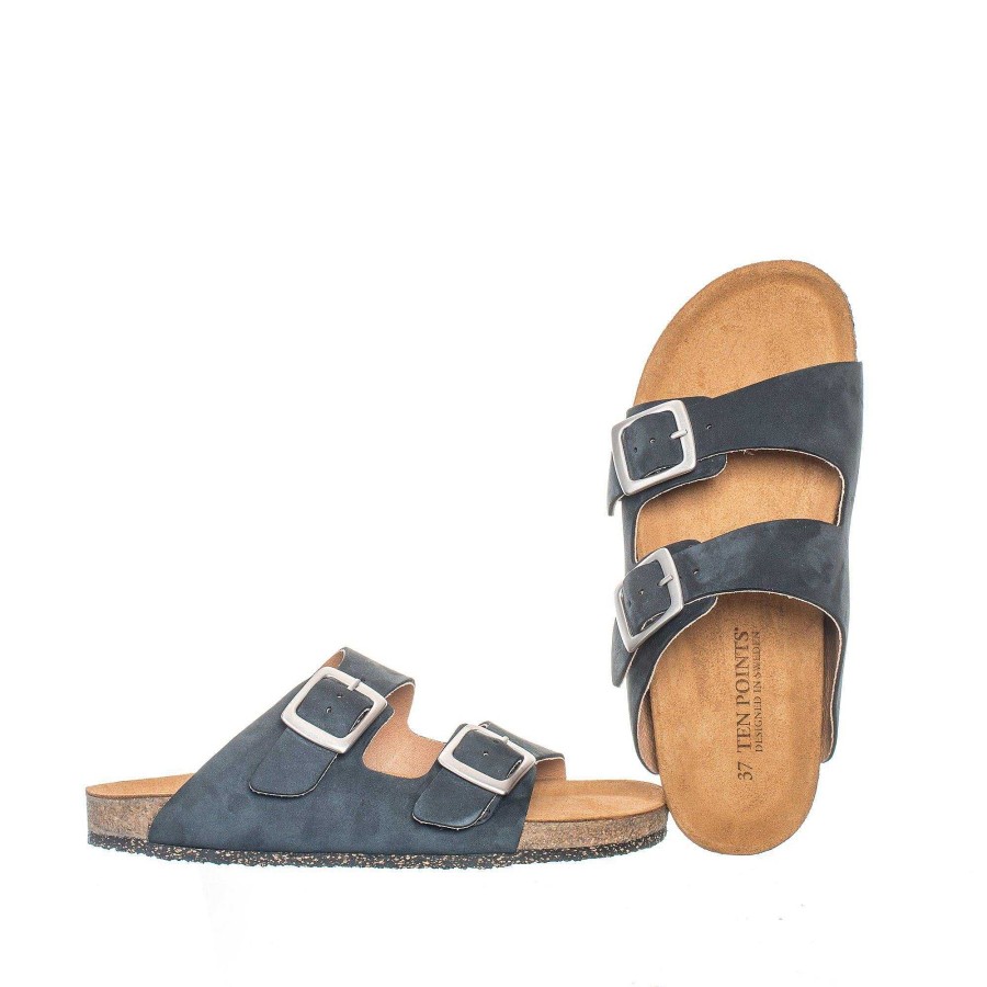 Dam Ten Points Sandaler|Slip-in sandaler|Hållbara sandaler | Vivienne Slip-In — Svart