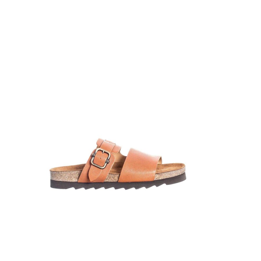 Dam Ten Points Sandaler|Slip-in sandaler|Hållbara sandaler | Vivienne Slip-In — Konjak