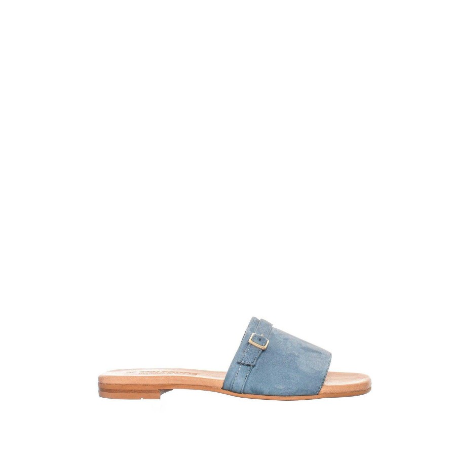 Dam Ten Points Sandaler|Slip-in sandaler|Hållbara sandaler | Marianne Slip-In — Jeans Bla