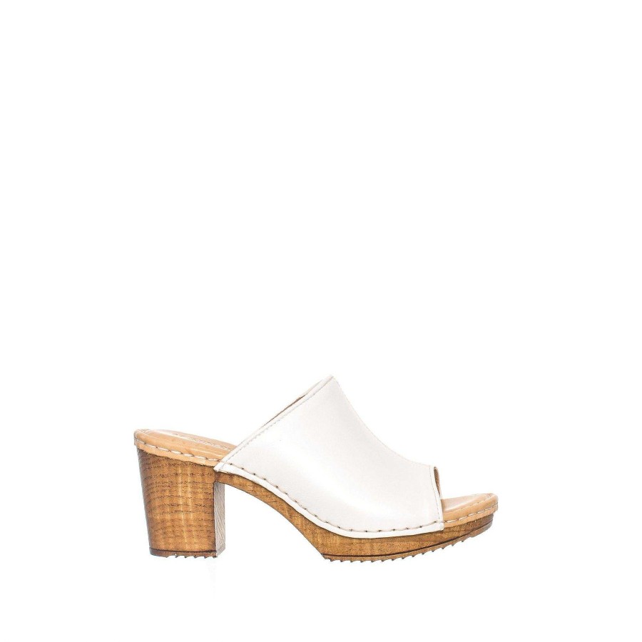 Dam Ten Points Clogs|Slip-in sandaler|Hållbara sandaler | Amelia Clogs — Vanilj