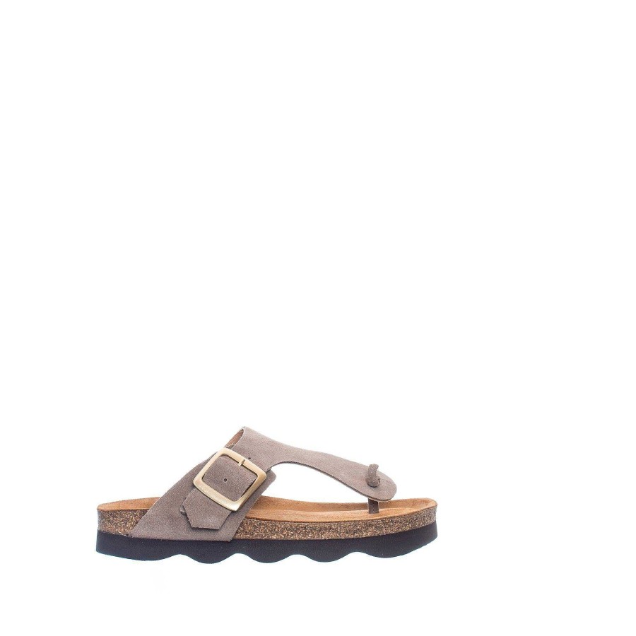 Dam Ten Points Sandaler|Slip-in sandaler|Hållbara sandaler | Vivienne Slip-In — Taupe