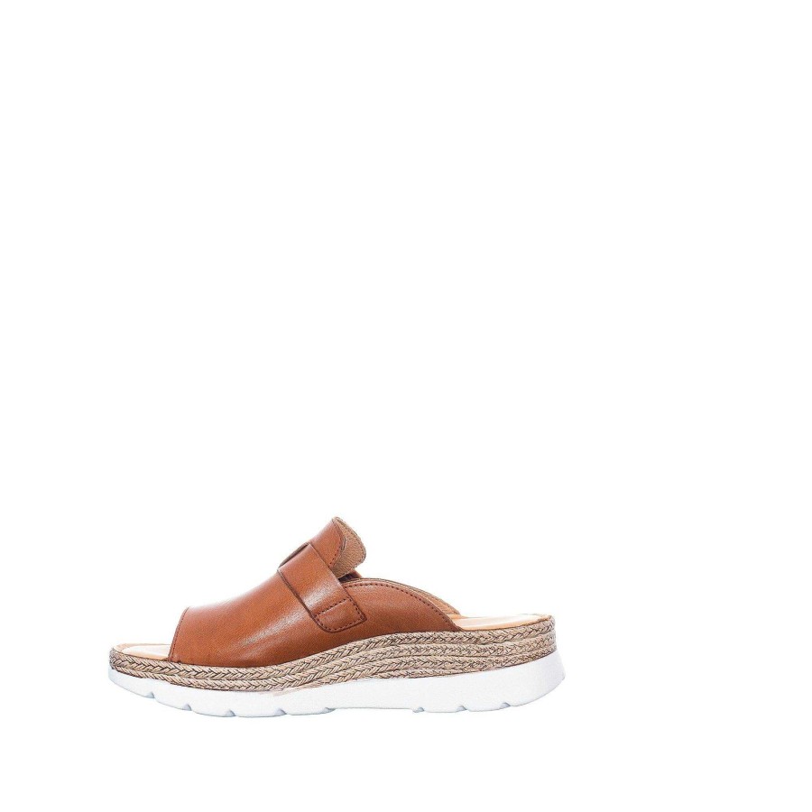 Dam Ten Points Sandaler|Slip-in sandaler|Hållbara sandaler | Maya Slip-In — Konjak