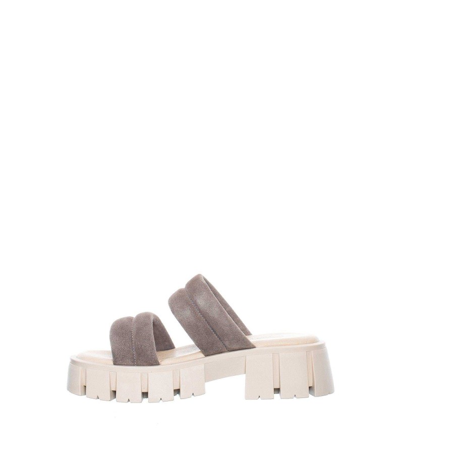 Dam Ten Points Sandaler|Slip-in sandaler|Hållbara sandaler | Serena Slip-In — Taupe