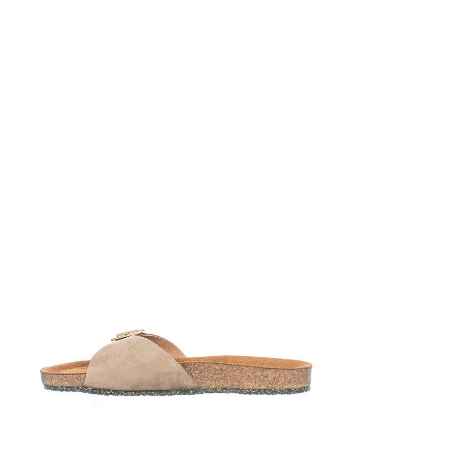 Dam Ten Points Sandaler|Slip-in sandaler|Hållbara sandaler | Vivienne Slip-In — Taupe