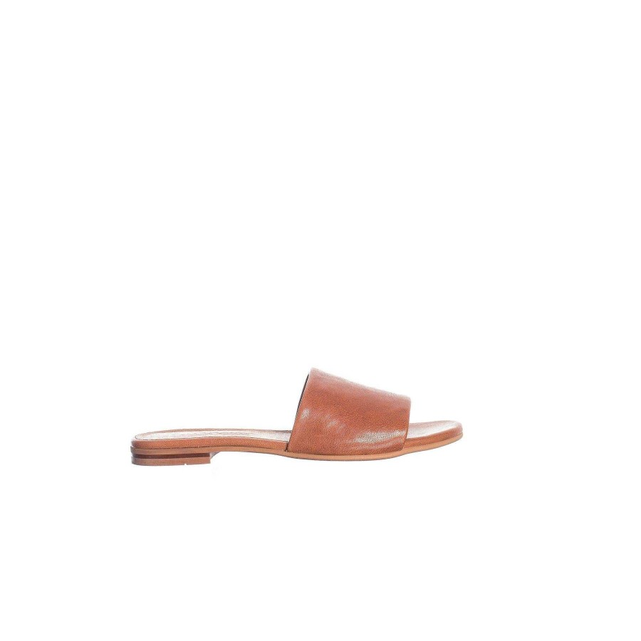 Dam Ten Points Sandaler|Slip-in sandaler|Hållbara sandaler | Mathilda Slip-In — Konjak